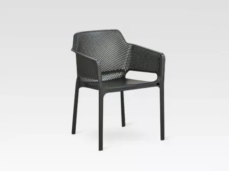 V leg 4 Seater Dining Table with 4 Air Chairs